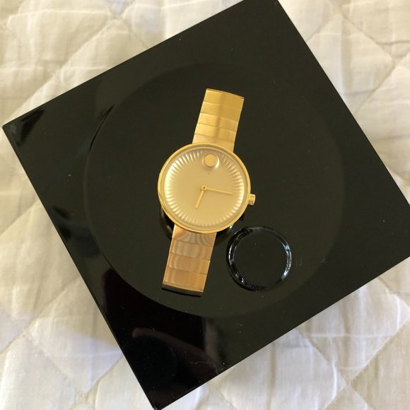 Movado Edge Gold Watch Yves Bahr Design main image 3